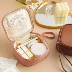 Portable Mini Bags PU Compact Cosmetic Organizer